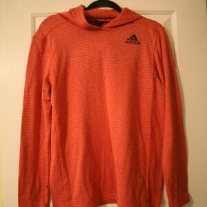 Adidas Youth Hooded T-Shirt, Size Youth XL(18), Red